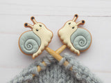 Fox & Pine Stitch Stoppers — Snail