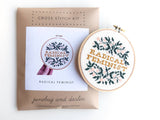 Radical Feminist Cross Stitch Kit (Junebug and Darlin)