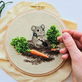 Jessica Long Embroidery Garden Mouse Kit