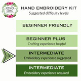 Posing Piglet Embroidery Kit (Jessica Long Embroidery)