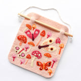 Moth and Mushroom Banner Felting Kit (Sheep Creek Studio)