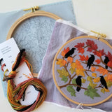 Jessica Long Embroidery Autumn Birds Kit