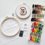 Hedgehog Embroidery Kit (Jessica Long Embroidery)