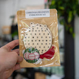 Christmas Ornament Yarn Embroidery Kit (Still Magnolia)