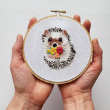 Hedgehog Embroidery Kit (Jessica Long Embroidery)