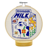 Milk Embroidery Kit (Hook, Line & Tinker)