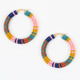 Patchwork Hoop Earrings (altiplano)