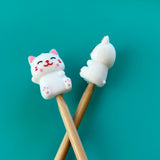 White Cat Point Protectors (Comma Craft Co.)