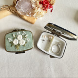 Embroidered Mini Notions Box With Mirror (Quince Fables)