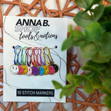 Anna B. Smiley Stitch Markers