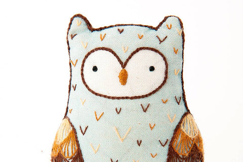 Horned Owl - Embroidery Kit