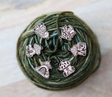 Mushroom Houses Stitch Markers (Sunrise Grove)