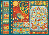 Scandi Chicken Quilt 1000pc Puzzle