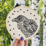 Raven Nevermore Embroidery Kit (Hook, Line & Tinker)