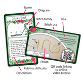 Jessica Long Embroidery Hand Embroidery Companion Cards