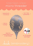 Kiriki Press Lace Bunny Micro Threader