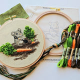 Jessica Long Embroidery Garden Mouse Kit
