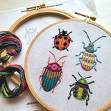 Jessica Long Embroidery Beetle Collection Kit