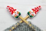 Fox & Pine Stitch Stoppers — Candy Cane Gnome