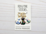 Fox & Pine Floral Cat Stitch Markers
