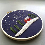 Christmas Cabin Embroidery Kit (And Other Adventures Embroidery Co.)