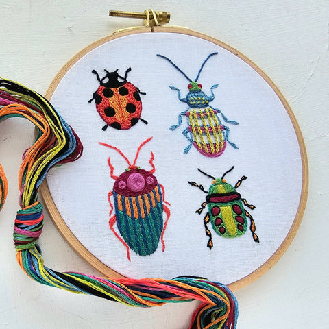 Jessica Long Embroidery Beetle Collection Kit