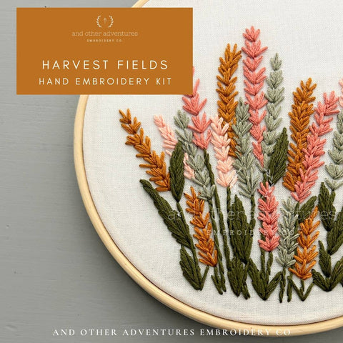 Harvest Fields Embroidery Kit (And Other Adventures Embroidery Co.)