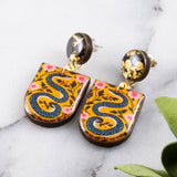 Retro Snakes Earrings (No Man's Land)