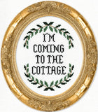I'm Coming to the Cottage Cross Stitch Kit (Subversive Cross Stitch)