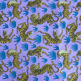 Tigers Indian Block Print Cotton