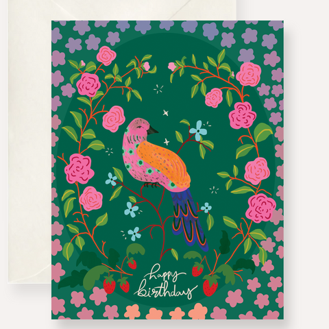 Happy Birthday Bird (Persika Design Co.)