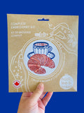 Croissant Embroidery Kit (Hook, Line & Tinker)