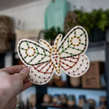 Moth Yarn Embroidery Kit (Still Magnolia)
