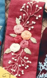 Embroidered Linen Headband (Quince Fables)