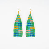 Altiplano Ladder Fringe Earrings — Kelly