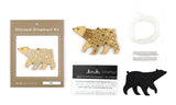 Kiriki Press Bear Stitched Ornament Kit