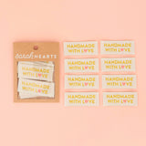 Handmade with Love Gold Labels (Sarah Hearts)