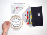 Fuck Gender Roles Cross Stitch Kit (Junebug and Darlin)