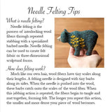 Needle Felting Starter Kit (Grey Fox Felting)