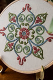 Georgian Rose Embroidery Hoop Kit