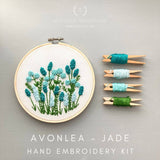 Avonlea in Jade Embroidery Kit (And Other Adventures Embroidery Co.)