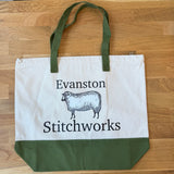 Evanston Stitchworks Logo Tote Bag