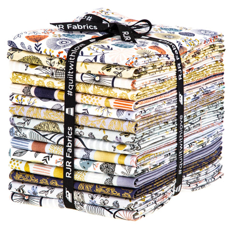Summer in the Cotswolds Metallic Fat Quarter Bundle