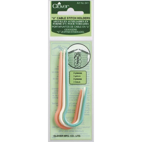 Clover U-Shaped Cable Stitch Holders