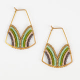 Wellspring Beaded Hoop Earrings (Altiplano)