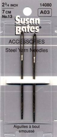 Yarn Needles 2.75" Steel Susan Bates