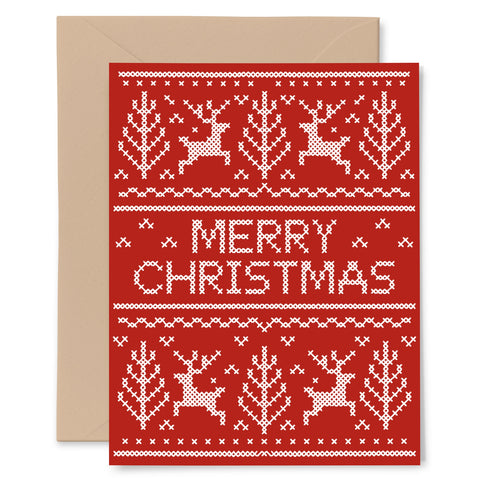 Christmas Cross Stitch Card