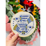 Christmas Turtle Doves Embroidery Kit