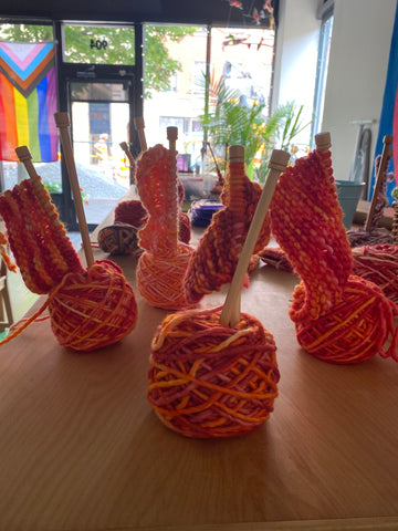 Week 4: Knitting and Weaving Ages 8 - 13 12:30 - 3pm July 17 - 21
