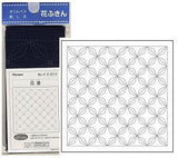 Sashiko Sampler H-2014 Hana Bishi Navy